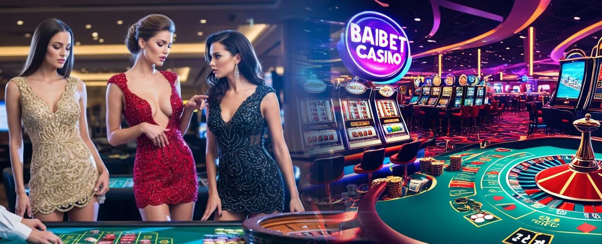 bingoplus Casino Main Hero Image, showcasing various online games and a golden aesthetic